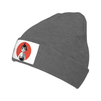Вязаная шапка Astro Boy, кепка, вязаная шапочка-бини, кепка унисекс, хипстерская кепка