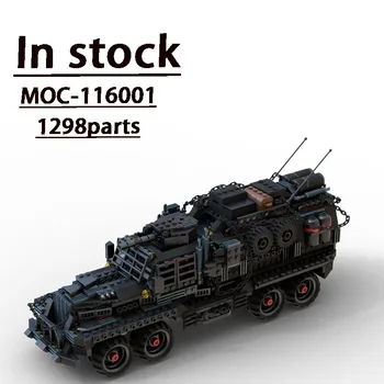MOC-116001 Известная Серия Фильмов Desert 8x8 Big Truck Assembly Building Block Model • 1298 Деталей Для Взрослых И Детей, Игрушка В Подарок на День Рождения