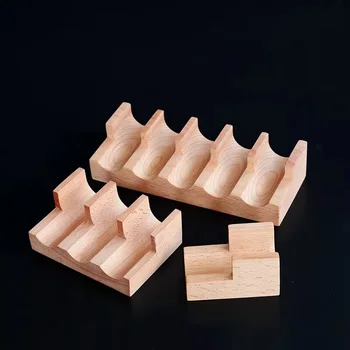 Деревянный держатель для суши Uni Nigiri Stand Rack Японская кухня Инструмент для суши Закуски Ресторан Бар Магазин расходных материалов
