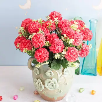 Искусственные цветы Антикоррозийный Гибкий Декоративный букет из искусственной гортензии с 5 головками, искусственные цветы долговечны