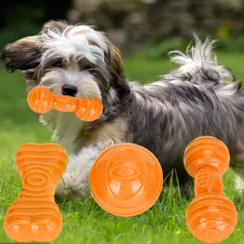 3шт Собаки Щенок TPR Прочные игрушки для жевания Инструмент для чистки коренных зубов для домашних животных Интерактивная Собачья Зубная щетка Игрушка для маленьких собак Игрушка