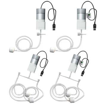 Аквариумные Мини USB Воздушные насосы Портативный Кислородно-воздушный насос для аквариума с рыбками Высокоэнергетические Кислородно-воздушные насосы с воздушным камнем