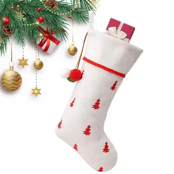 Рождественские чулки, гобелены, украшения, мягкие и милые рождественские украшения для камина, носки, традиционные гобелены, чулки для