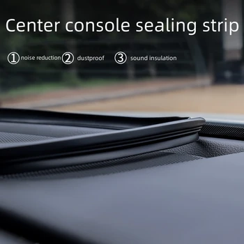 Подходит для аксессуаров для отделки интерьера Volvo XC90, центрального управления передним лобовым стеклом, звукоизоляционной уплотнительной ленты