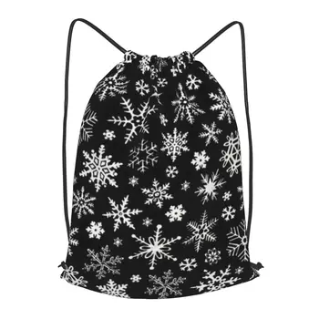 Рождественский тканевый рюкзак на шнурке для мужчин, спортивная сумка для занятий в тренажерном зале, рюкзак для йоги для женщин