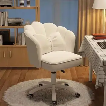 Компьютерное кресло для домашней девушки Удобное Рабочее место Для спальни Сидячий Стул с поворотной спинкой Студенческое Общежитие Интернет-кресло для макияжа
