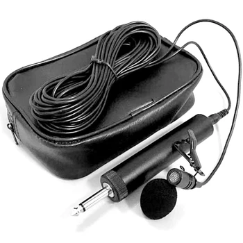 Микрофон 6,5 мм, микрофон для саксофона Эрху, скрипки, Петличный лацкан для музыкальных инструментов