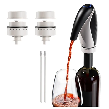 Электрический аэратор для вина, подарочный набор с насосом-дозатором для вина, Автоматический носик для наливки вина, графин для вина