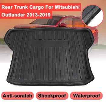 Грузовой коврик для заднего багажника для Mitsubishi Outlander 2013-2019, водонепроницаемый противоскользящий противоударный буфер