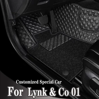 Автомобильные коврики для Lynk & Co 01 2021 Пользовательские автомобильные накладки для ног, Автомобильные Ковровые покрытия, Аксессуары для интерьера