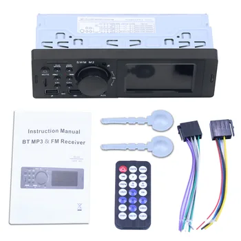 Автомобильный стереозвук 1 DIN Automotivo Bluetooth с USB-картой USB/SD/AUX Встроенное Авторадио FM MP3-плеер Тип ПК: ISO-M2