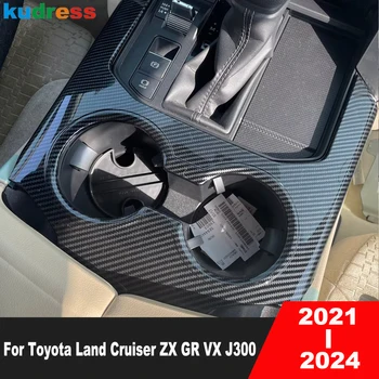 Накладка панели коробки переключения передач центральной консоли автомобиля для Toyota Land Cruiser ZX GR VX J300 2021-2023 2024 Аксессуары для интерьера