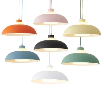 Подвесные светильники Nordic Creative Macaron LED для гостиной, столовой, ресторана, художественного оформления спальни, подвесных люстр, прикроватных ламп