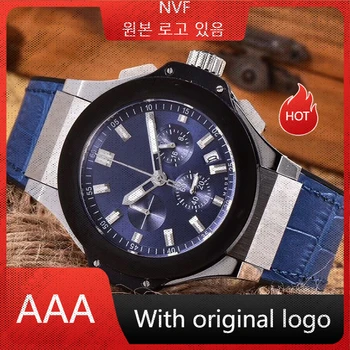 Мужские часы NVF 904l Кварцевые часы из нержавеющей стали 42 мм-HB
