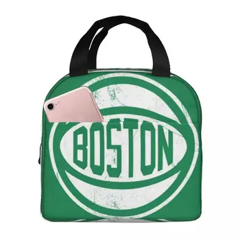 Boston Retro Ball Термоизолированные пакеты для ланча, контейнер для ланча, сумка для еды, переносной ланч-бокс, сумка для школьного учителя