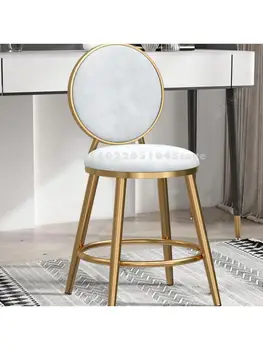 Легкий роскошный туалетный табурет современный простой стул для макияжа Instagram стул для ногтей Для девочек комод для спальни табурет