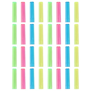 50 шт Детские Карандаши Цветной Футляр Цветные Цвета Пластиковые Протекторы для наконечников Детские Разноцветные колпачки