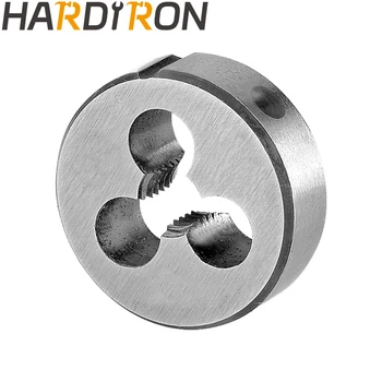 Hardiron Метрическая круглая матрица для нарезания резьбы M4X0.35, машинная матрица для нарезания резьбы M4 x 0,35, правая рука