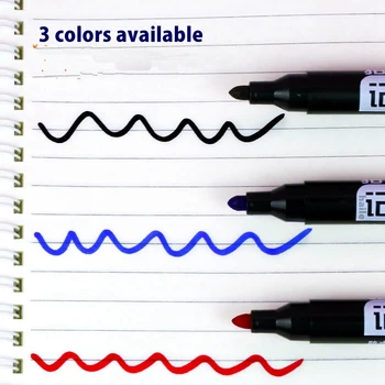 Haile 6 шт Маслянистая Водонепроницаемая Перманентная краска Fine Point Цветные маркеры для маркеров шин Ручка для подписи Канцелярские принадлежности Художественные принадлежности