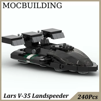 Landspeeder Модель Star Movie Vehicle MOC Строительный блок Кирпичи Игрушки для детей Подарок на День рождения