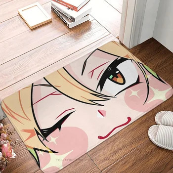 Genshin Impact Face MEME Противоскользящий коврик для двери, кухонный коврик, напольный ковер Hifumi, коврик для входной двери, домашний декор