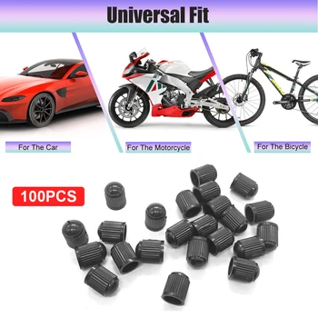 Пластиковые колпачки клапанов автомобильных шин, пылезащитный клапан в форме черного купола, универсальный шток клапана шины колеса, пылезащитный чехол для авто, грузовика, велосипеда MTB
