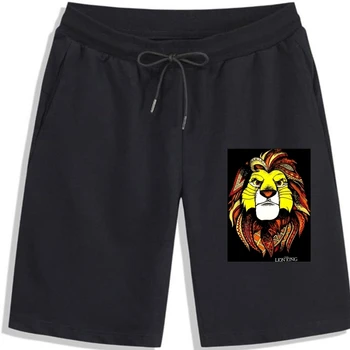 Мужские Лицензионные Мужские шорты Lion King Simba Mane Черного цвета, Новые