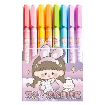 8шт маркеров, ручки для рисования, красочные маркеры, ручка 