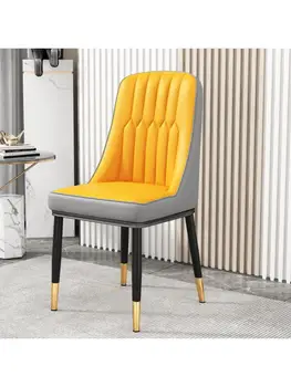 Скандинавский домашний светильник, роскошный обеденный стул, стул для отдыха, стул с простой спинкой, стул для макияжа, маникюра, стул для отеля, железный стул