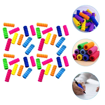 42 шт, цветные карандаши для детей, цветные губки, ручка для рукописного ввода, детский захват, Эргономичный детский захват