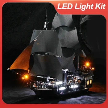 Комплект светодиодной подсветки для корабля 4184 Black Pearl Pirates Of The Caribbean (только светодиодная подсветка, в комплект не входят кирпичи модели)