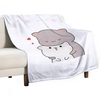 Новые мишки, милые кошки, плед, одеяло, Роскошное дизайнерское одеяло, Фланелевая ткань, покрывало для дивана