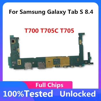 Для Samsung Galaxy Tab S 8.4 SM-T700 T705 T705C Разблокирована Материнская Плата Материнская Логическая Плата Протестирована Оригинальная Полная Работа