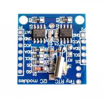 [AH ROBOT] Крошечные модули RTC I2C 24C32 памяти DS1307 clock RTC модуль (без батареи) хорошее качество низкая цена