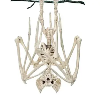 Скелет черепа животного, имитирующий скелет летучей мыши, Реалистичные и долговечные украшения ужасов на Хэллоуин, товары для дома, скелет летучей мыши
