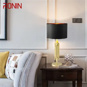 Современная настольная лампа RONIN, Прикроватная светодиодная настольная лампа, роскошный Креативный декор для дома, спальни, гостиной, офиса