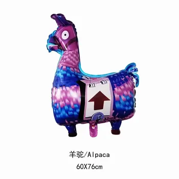 Милая большая лама, воздушный шар из алюминиевой фольги, животное Альпака, Мексиканская шляпа с цветным узором, воздушный шар для украшения вечеринки по случаю Дня рождения, детская игрушка