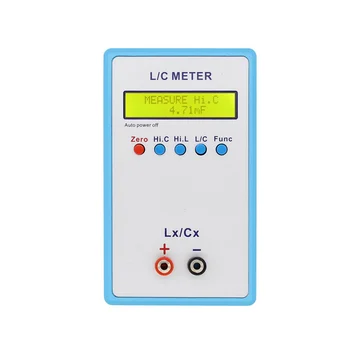 Ручной Индуктор и Конденсатор LC-200A Цифровой ЖК-Измеритель Емкости Индуктивности LC Meter 1PF-100MF 1UH-100H