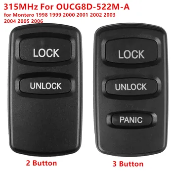 Автомобильный ключ KEYECU с дистанционным управлением на 2 3 кнопки 315 МГц для Mitsubishi Montero 1998 1999 2000 2001 2002 - 2006 Брелок OUCG8D-522M-A