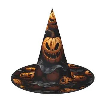 Интересное украшение в виде тыквы, Шляпа ведьмы, Шляпа ведьмы на Хэллоуин для детей, Принадлежности для декора вечеринок, Украшение для подвешивания на дереве.